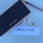 Michael Kors Powder BlushBrown Wristlet Travel Continental Large Wallet Photo 7