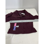 Girls Junior 7th Ave Suiting Ny & Co Burgandy Zip Up Cropped Jacket Size 0 NWT Red Photo 6