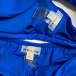 PilyQ New.  Bali blue braided bikini set. L-top/M-bottom Photo 12