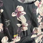 Hinge  Floral Sleeveless Dress - Black and Cream Size S Photo 4