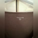 Garnet Hill Embroidered Blouse Olive Green Long Sleeve Top Size Large Photo 3