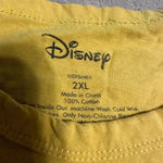 Disney  Retro Mickey Minie Mouse Crop Crewneck T-Shirt Yellow Photo 1
