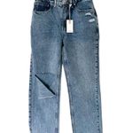 Good American NWT 90's Duster Straight Leg Jeans Size 28 Photo 21