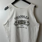 Harley Davidson Vintage Y2K  Chandler AZ Tank Top Womens White XL Extra Large USA Photo 5