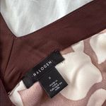 Halogen Brown and Cream Floral Maxi Dress NWOT Photo 4