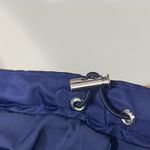 We Wore What NWT  Blue XS Zip Off Sleeve Puffer Jacket Convertible Vest Nylon Poly Photo 5