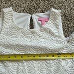 Lilly Pulitzer  white eyelet lace cold-shoulder mini sheath dress size XS Photo 10