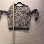 Johnny Was  Floral Wanders Bishop Sleeve Sweatshirt Gray Small Photo 10