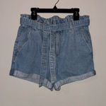 Garage  High Rise Denim Tie Waist Shorts  Photo 0