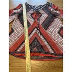 Figueroa & Flower‎ Blouse Shirt Women Size Large Boho Tunic Floral Patchwork Photo 3