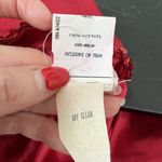 Gunne Sax Size 3 Dress Strapless Red Satin Sequin Cocktail Party Vintage 90s Photo 12