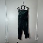 Samantha Pleet Silk Velvet Pendant Jumpsuit green size 4 Photo 7