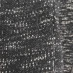 Alice + Olivia black white tweed high low leather trim wool zip front jacket XS Photo 2