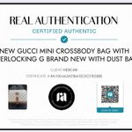 Gucci New Authentic Mini Crossbody Bag Interlocking G w/ Dust bag & Auth Certif. Photo 15