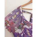 Care Bears Characters In The Clouds Dress Plus Size Puff Sleeves Pastel Rainbow Photo 4