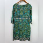 Talbots  Paisley Long Sleeve Dress Size 8 Photo 3