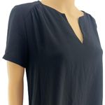 Lush Clothing Lush SMALL Black Oversized Short Sleeve Tent Shift Mini Dress Photo 1