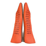 Birdies  The Goldfinch Flats Tiger Lily Woven Pointed‎ Toe Woven Orange Size 8.5 Photo 4