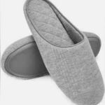 Charter Club Brand New  Women's Size S 5-6 Gray Memory Foam Slippers Photo 0