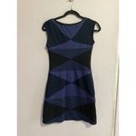 Bailey 44 Navy Blue Geometric Bodycon Sleeveless Mini Dress XS Photo 1
