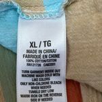 Prince Fox Multicolor Plaid Check Sleeveless Cami Camisole Crop Tank Top Size XL Blue Photo 3