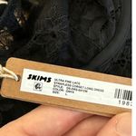 SKIMS  Maxi Dress Sheer Lace Corset Size L Black Photo 4