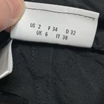 Akris Punto Black High Rise Shorts Womens Sz 2 US Pockets Belt Loops Linen Blend Photo 3