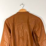 Wanderers The Londoner Cardi Lamb Leather Jacket Tan Photo 9