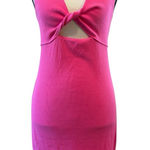 Aerie  | Hot pink twist front dress new with tags size small Photo 0