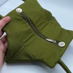 Boutique Green beaded  quilted satchel. Photo 4