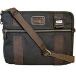 Tumi Alpha Bravo Randolph Leather Trim Tablet Case Crossbody Messenger Bag Photo 0