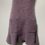 Free People Claude Mini Dress Brandy Wine Size Small Halter Sweater Vest NWT Photo 6