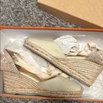Castaner  Elegant Cream Espadrille Wedges Photo 2