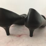 Black Leather Heels, Size 10 Photo 4