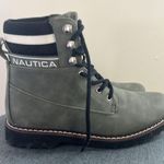 Nautica Galiah Green Work Hiking Combat Style Boots Size 7 Photo 2