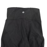 Lululemon Cropped 21" Mesh Polka Dot Scalloped Leggings in Black, Size 2 Black Photo 3