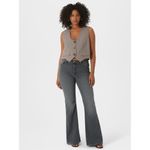 SheIn  Brown Beige Plaid Cropped Vest Adjustable Straps Modern Layering Piece 1X‎ Photo 1