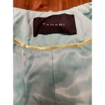 Tahari  Womens Mint Green TRENCH RainCoat Tie Belt Button Lightweight Photo 4
