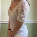 Robin-K  White Lace Top Photo 1