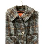 Vintage 60's Donnybrook Original Pea Coat Suit Set Jacket Skirt Wool Size Small Blue Photo 4