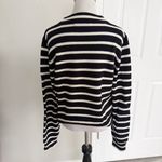 La Ligne Black & White Striped Hardy Sweater size Large Size M Photo 4