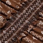 Veronica Beard NWT  Espie Dress Hazel Brown Smocked Ruffle Mini Dress Photo 4