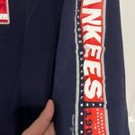 Majestic  blue long sleeve yankee shirt in large Photo 1