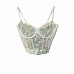 Victoria's Secret Dream Angels Daisy Embroidered Bustier Corset Top 36C White Photo 1