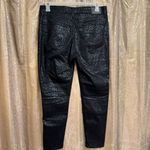 Levi's Levi’s Black 721 Skinny Cheetah Print Wild Cat Foil Design Pants Size 32 Photo 1