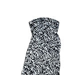 Lululemon Womens Yoga Capri Pants Size 6 Black White‎ Geo With Teal 27X17.5 Photo 2