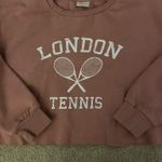 dusty pink cropped sweatshirt Photo 0