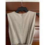 Calvin Klein Calvi. Klein houndstooth checkered sleeveless dress size 4. Photo 4