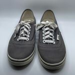 Vans  | Gray & White Low Profile Lace Up Sneakers | Men’s 4 Women’s 5.5 Photo 1