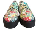 Franco Sarto L-Balin Floral Chunky Lug Sole Loafers, Sz 7.5 Photo 8